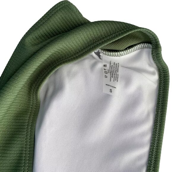 SweatyRocks One Shoulder Ribbed Bikini Set Swimsuit Size Small High Cut Bottom - Picture 5 of 6